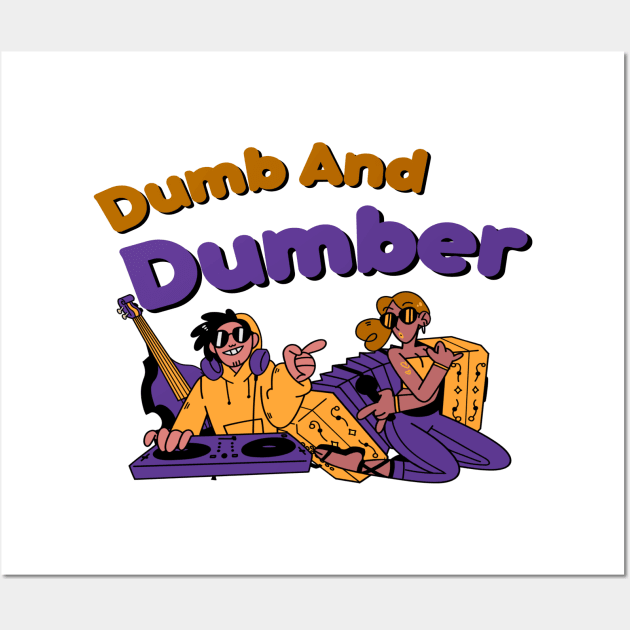 Dumb and dumber - Best Vintage 90s Wall Art by 2 putt duds